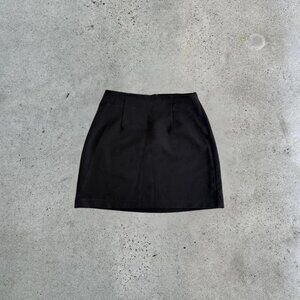 90s Black mini skirt